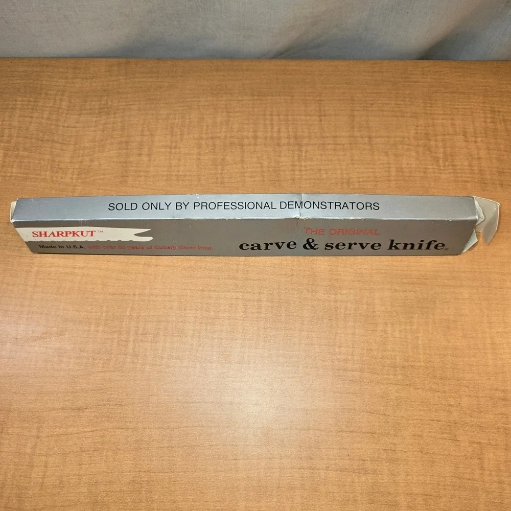 Quikut Sharpkut Surgical Stainless Steel Carve & Serve Knife Lifetime 8